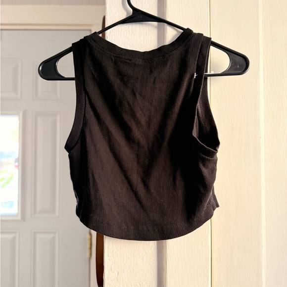 Forever 21 Black Graphic Crop Top - Picture 3 of 5